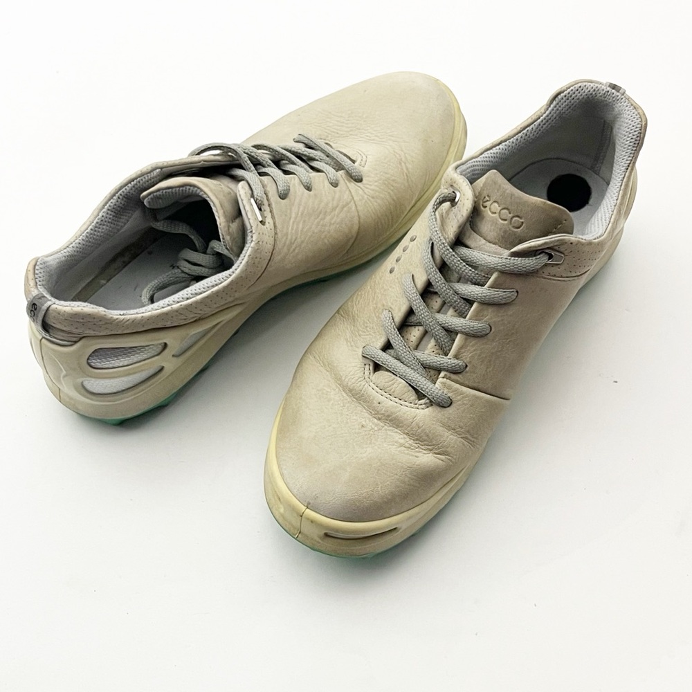ECCO Leather Golf Cage Pro Gore Tex GTX Spikeless Extra Wide Golf Shoes 7/7.5